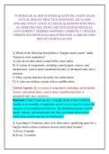 TN BURGLAR ALARM SYSTEMS QUALIFYING AGENT EXAM &NewLine;ACTUAL 2026&sol;2027 PRACTICE QUESTIONS AND A NEW &NewLine;UPDATED STUDY GUIDE ACCURATE QUESTIONS WITH WELL ELABORATED SOLUTIONS AND DETAILED RATIONALES &lpar;100&percnt; CORRECT VERIFIED ANSWERS&rpar; CURRENTLY UPDATED &NewLine;VERSION 2026