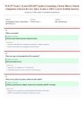 NUR 257 Exam 1 &lpar;Latest 2026&sol;2027 Update&rpar; &vert; Gerontology & Chronic Illness Management in Older Adults &vert; Comprehensive Nursing Review &vert; Exam Questions & Answers &vert; Grade A&plus;