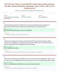 NUR 257 Exam 1 &lpar;Latest 2026&sol;2027 Update&rpar; &vert; Hypersensitivity Reactions&comma; HIV&sol;AIDS & Immunologic Disorders in Older Adults &vert; Comprehensive Nursing Review &vert; Exam Questions & Answers &vert; Grade A&plus;