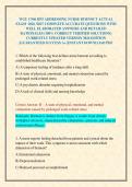 WGU C946 IIP5 ADDRESSING NURSE BURNOUT ACTUAL &NewLine;EXAM  2026 &sol;2027 COMPLETE ACCURATE QUESTIONS WITH &NewLine;WELL ELABORATED ANSWERS AND DETAILED &NewLine;RATIONALES &lpar;100&percnt; CORRECT VERIFIED SOLUTIONS&rpar; CURRENTLY UPDATED VERSION 2026 EDITION &NewLine;&vert;GUARANTEED SUCCESS A&plus; &vert;INSTAN