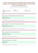 NUR 257 Exam 1 &lpar;Latest 2026&sol;2027 Update&rpar; &vert; Basic Recall&colon; Gerontology & Health in Older Adults &vert; Comprehensive Nursing Review &vert; Exam Questions & Answers &vert; Grade A&plus;