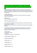 COG170 COGITO FUNDAMENTALS LATEST 2026 EXAM EVALUATION QUESTIONS AND SOLUTIONS