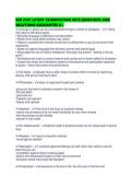 KIN 2501 LATEST EXAMINATION SETS QUESTIONS AND SOLUTIONS GUARANTEE A&period;pdf