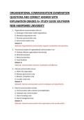 ORGANIZATIONAL COMMUNICATION EXAMINATION QUESTIONS AND CORRECT ANSWER WITH &NewLine;EXPLANATION GRADED A&plus; STUDY GUIDE SOUTHERN NEW HAMPSHIRE UNIVERSITY &NewLine;