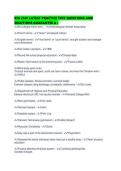 KIN 2501 LATEST PRACTICE TEST QUESTIONS AND SOLUTIONS GUARANTEE A&period;pdf