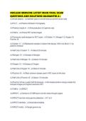 NUCLEAR MEDICINE LATEST MAIN FINAL EXAM QUESTIONS AND SOLUTIONS GUARANTEE 