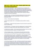 WGU D431 LATEST 2026 FINAL EXAMS QUESTIONS AND SOLUTIONS GUARANTEE 