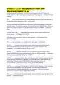 WGU D431 LATEST 2026 EXAM QUESTIONS AND SOLUTIONS GUARANTEE