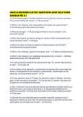 NASCLA BUSINESS LATEST QUESTIONS AND SOLUTIONS GUARANTEE