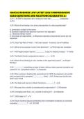 NASCLA BUSINESS LAW LATEST 2026 COMPREHENSIVE EXAM QUESTIONS AND SOLUTIONS GUARANTEE A&period;pdf&NewLine;&NewLine;1&period; 