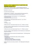FINC306 LATEST EXAMINATION SET QUESTIONS AND ANSWERS GUARANTEE 
