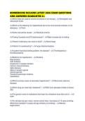 BIOMEDICINE NCCAOM LATEST 2026 EXAM QUESTIONS AND ANSWERS GUARANTEE 