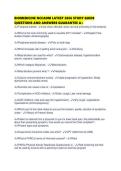 BIOMEDICINE NCCAOM LATEST 2026 STUDY GUIDE QUESTIONS AND ANSWERS GUARANTEE