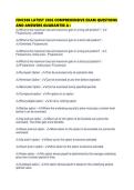 FINC306 LATEST 2026 COMPREHENSIVE EXAM QUESTIONS AND ANSWERS GUARANTEE A&period;pdf