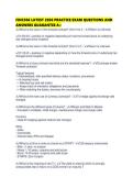 FINC306 LATEST 2026 PRACTICE EXAM QUESTIONS AND ANSWERS GUARANTE
