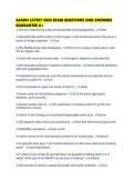 AASDN LATEST 2026 EXAM QUESTIONS AND ANSWERS&NewLine;GUARANTEE A&plus;