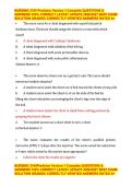 NURSING 3165 Predictor Version 1 Complete QUESTIONS & ANSWERS 100&percnt; CORRECT LATEST UPDATE 2026&sol;2027 BEST EXAM SOLUTION GRADED&sol; CORRECTLY VERIFIED ANSWERS RATED A&plus; 