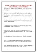 ECN 1500 - FINAL  QUESTIONS AND VERIFIED ANSWERS &vert;100&percnt; CORRECT &vert; ALREADY GRADED A