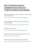 IFSTA 7TH EDITION CHAPTER 10&NewLine;EXAMINATION STUDY GUIDE 2026&NewLine;COMPLETE QUESTIONS AND ANSWERS&NewLine;