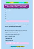 NUR401 - Midterm Exam Questions and Correct Answers with Rationale &vert; Latest Update