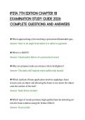 IFSTA 7TH EDITION CHAPTER 18&NewLine;EXAMINATION STUDY GUIDE 2026&NewLine;COMPLETE QUESTIONS AND ANSWERS