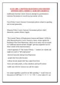 ECON 1000 - CHAPTER 8 QUESTIONS AND VERIFIED ANSWERS &vert;100&percnt; CORRECT &vert; ALREADY GRADED A