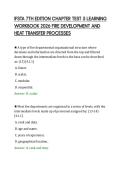 IFSTA 7TH EDITION CHAPTER TEST 5 LEARNING&NewLine;WORKBOOK 2026 FIRE DEVELOPMENT AND&NewLine;HEAT TRANSFER PROCESSE