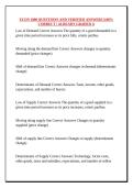ECON 1000 QUESTIONS AND VERIFIED ANSWERS &vert;100&percnt; CORRECT &vert; ALREADY GRADED A