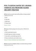 IFSTA 7TH EDITION CHAPTER TEST 5 REVISION&NewLine;HANDBOOK 2026 FIREGROUND HAZARDS&NewLine;AND SAFETY PRACTICES&NewLine;