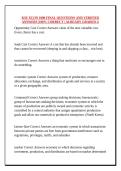 KSU ECON 1000 FINAL QUESTIONS AND VERIFIED ANSWERS &vert;100&percnt; CORRECT &vert; ALREADY GRADED A