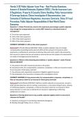 Florida 3-20 Public Adjuster Exam Prep &ndash; Real Practice Questions&comma; Answers & Detailed Rationales &lpar;Updated 2026&rpar;  &vert; Florida Insurance Laws & Regulations&comma; Property & Casualty Claims Handling&comma; Policy Interpretation & Coverage Analysis&comma; Claims Investigation & 