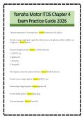 Yamaha Motor ITOS Chapter 4&NewLine;Exam Practice Guide 2026 