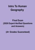 Unit 1 AP Human Geography Questions & Answers &vert; Complete Study Guide PDF