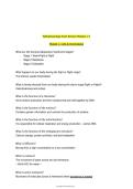 Pathophysiology Exam Review Modules 1-3 Questions and Answers Best rated A&plus; Guaranteed Success Latest Update