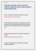 D469 WGU PA EXAM &vert; &lbrace;LATEST 2026&sol; 2027 UPDATE&rcub; COMPLETE ACTUAL AND AUTHENTIC EXAM &vert; BRAND NEW&excl;