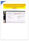 ATI RN Comprehensive Predictor 2026 Exit Exam with NGN 180 Questions and 100&percnt; Correct Answers to Score 97&percnt; and Above in the New 2026 RN ATI Comprehensive Predictor Exit Assessment