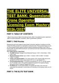 Queensland Crane Operator Licensing Exam Gold Standard Test Bank 2026&sol;2027 &vert; C6&comma; CN&comma; CV&comma; RS Class Mastery &vert; 60 Elite Scenario-Based Questions & Deep-Dive Explanations