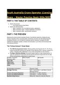South Australia Crane Operator Licence Exam Bank 2026&sol;2027 &vert; 60 S-Tier Practice Questions & Answers &lpar;SafeWork SA Compliant & AS 2550&rpar;