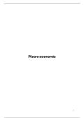Macro-economie samenvatting &lpar;2025-2026&rpar; omvat alles&colon; powerpoint notities&comma; uitwerkingen van bewijzen van op het bord