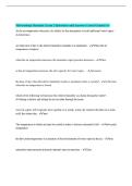 Meteorology Introduction Questions And Answers Latest Graded A&plus;