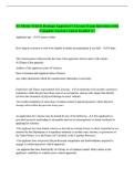 PA Motor Vehicle Damage Appraiser's License Exam Questions with Complete Answers Latest Graded A&plus;
