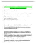 PA Appraisal License 16-20 Auto Physical Damage Exam Questions with Complete Answers Latest Graded A&plus;