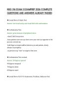 NSG 316 EXAM 3 EXAMPREP 2026 COMPLETE&NewLine;QUESTIONS AND ANSWERS ALREADY PASSED