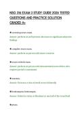 NSG 316 EXAM 3 STUDY GUIDE 2026 TESTED&NewLine;QUESTIONS AND PRACTICE SOLUTION&NewLine;GRADED A&plus;