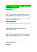 Congenital heart disease &lpar;CHD&rpar; Exam with Questions and Answers