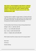 WGU C720 PA &ndash; APPLIED PROBABILITY AND STATISTICS &vert; OBJECTIVE&NewLine;ASSESSMENT &lpar;OA&rpar; EXAM NEWEST 2026&sol;2027 ACTUAL EXAM WITH&NewLine;COMPLETE 70 QUESTIONS AND CORRECT ANSWERS &lpar;VERIFIED&rpar;&NewLine;GRADED A&plus; &vert; C720 PA WGU &vert; Objective Assessment &lpar;OA &vert; 100&percnt;&NewLine;GUARANTEED PASS &vert; WGU