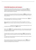 COUC546 Questions and answers