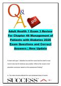 ADULT HEALTH 1 EXAM COMPLETE PACKAGE DEAL