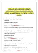 WGU D115 OA READINESS EXAM &ndash; COMPLETE PREPARATION WITH 500 VERIFIED QUESTIONS AND ANSWERS &lpar;2026 CURRICULUM&rpar; MOST TESTED QUESTIONS COVERED