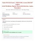 Galen NUR 242 Exam 2 &lpar;Latest 2026&sol;2027 Update&rpar; &vert; Medical-Surgical Nursing&colon; Atrial Fibrillation&comma; Digoxin&comma; MI & Angina &vert; Cardiovascular Review Guide &vert; Exam Questions & Answers &vert; Grade A&plus;